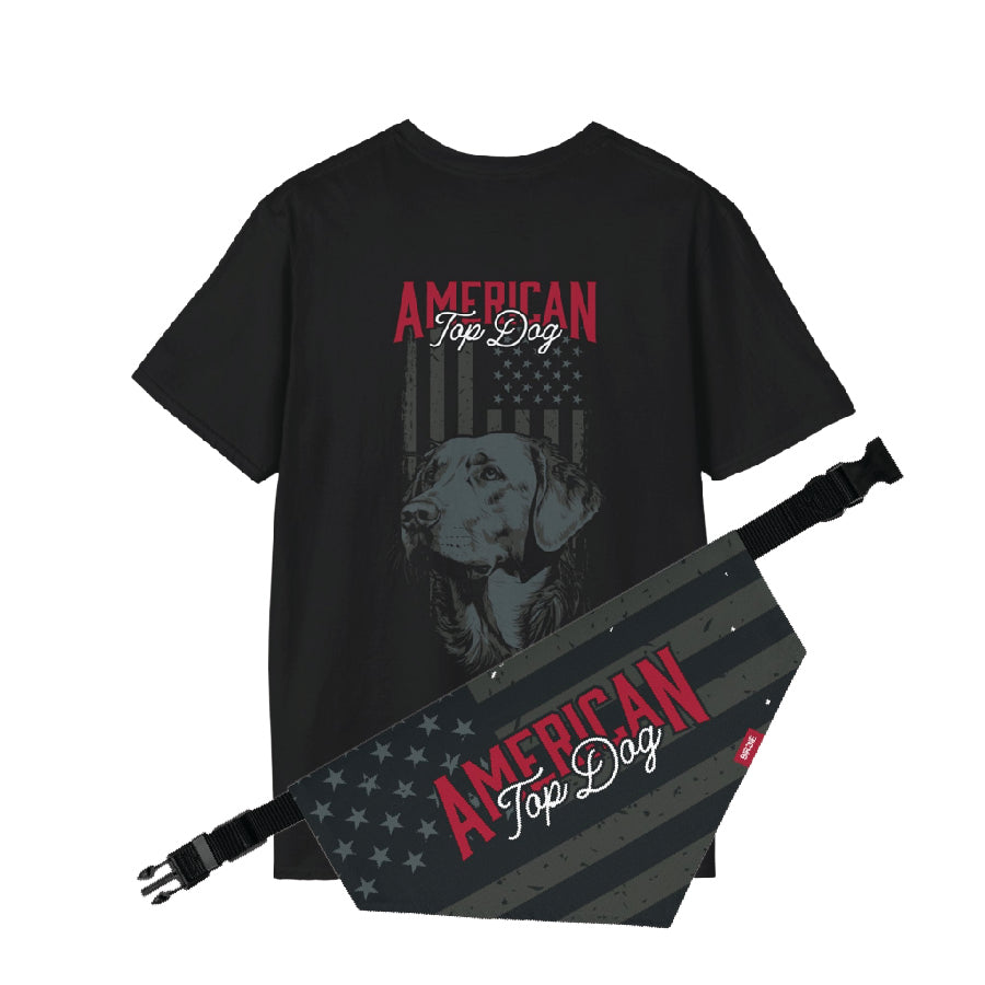 Human Top & Pet Bandana Set