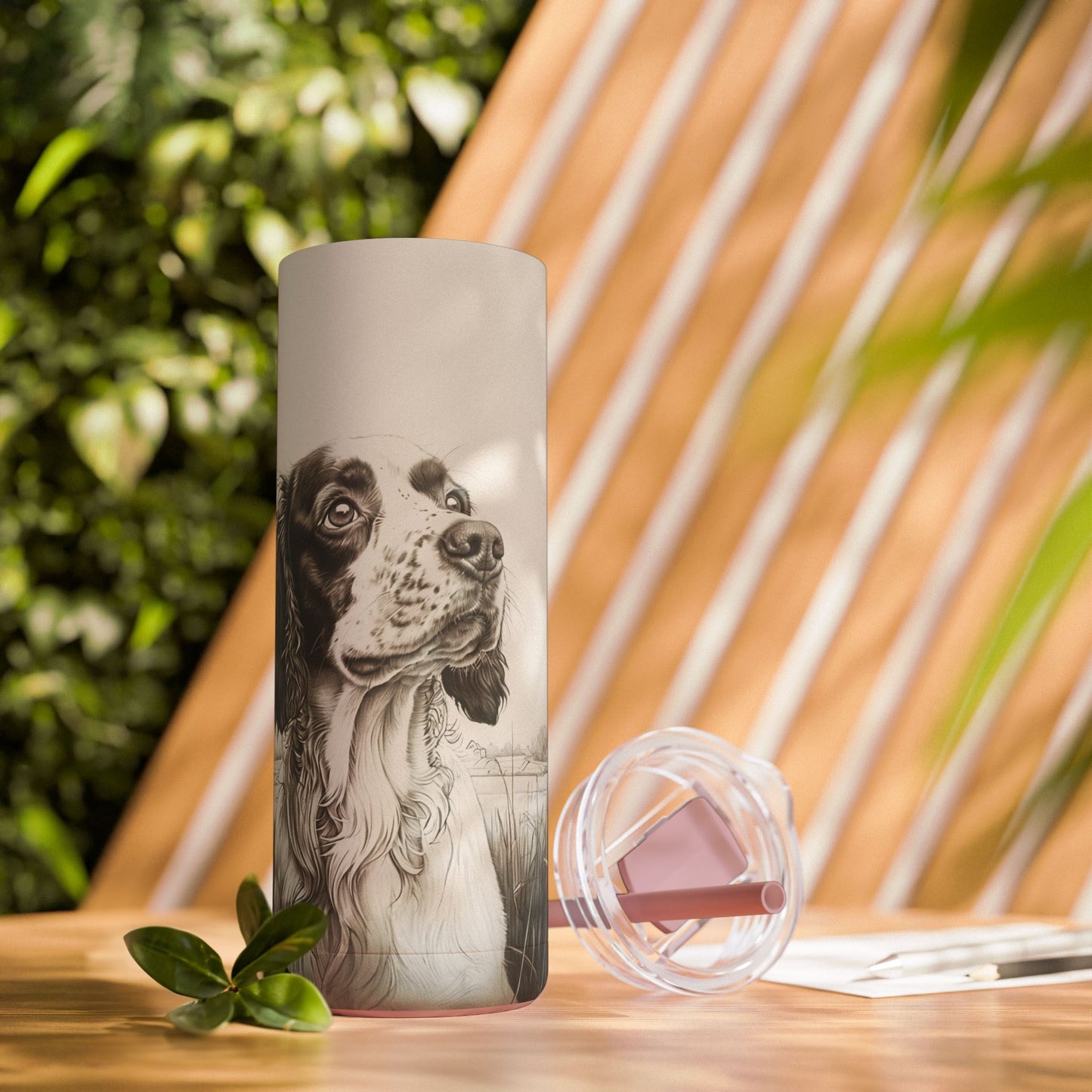 A Britt's Love Skinny Matte Tumbler