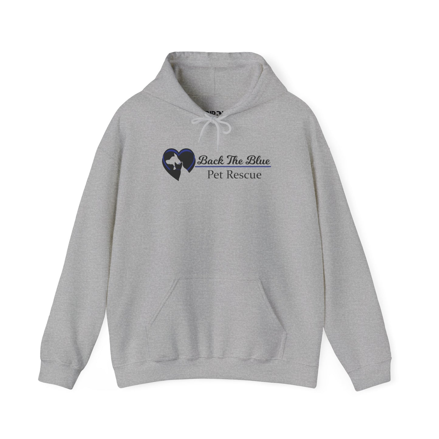Back The Blue Pet Rescue Hoodie