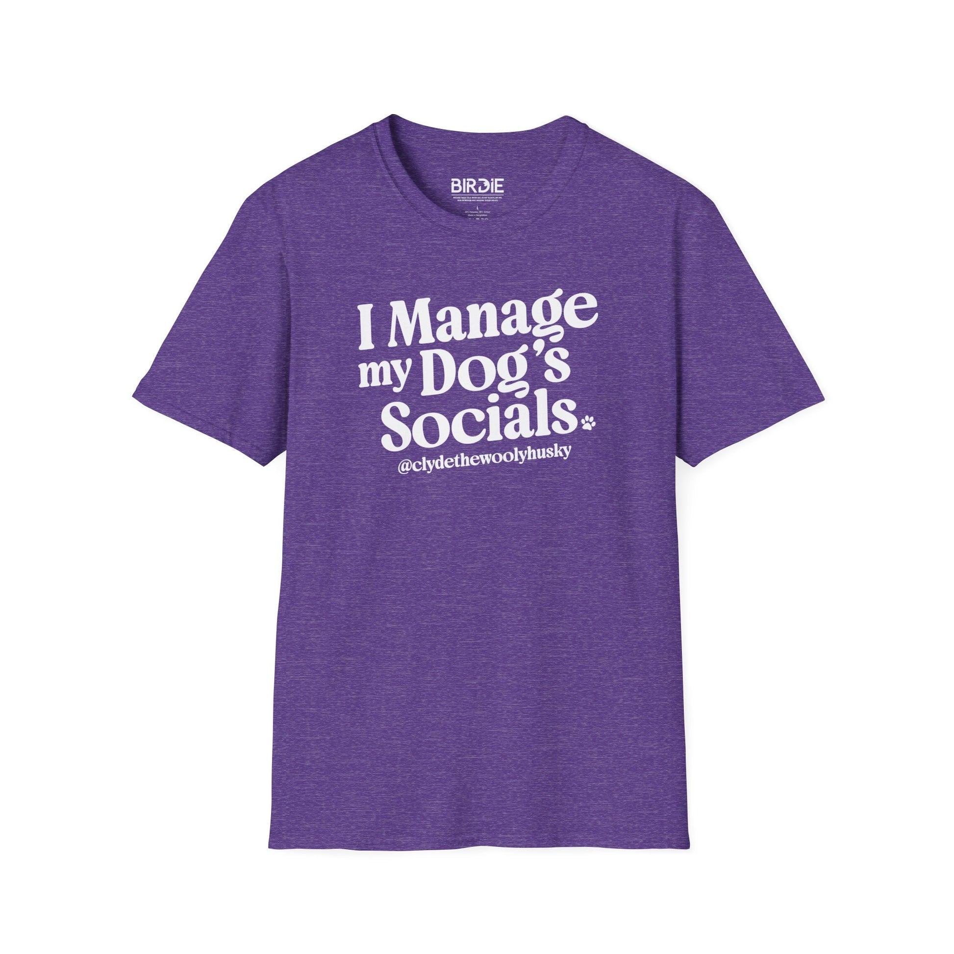 dog social media t shirt