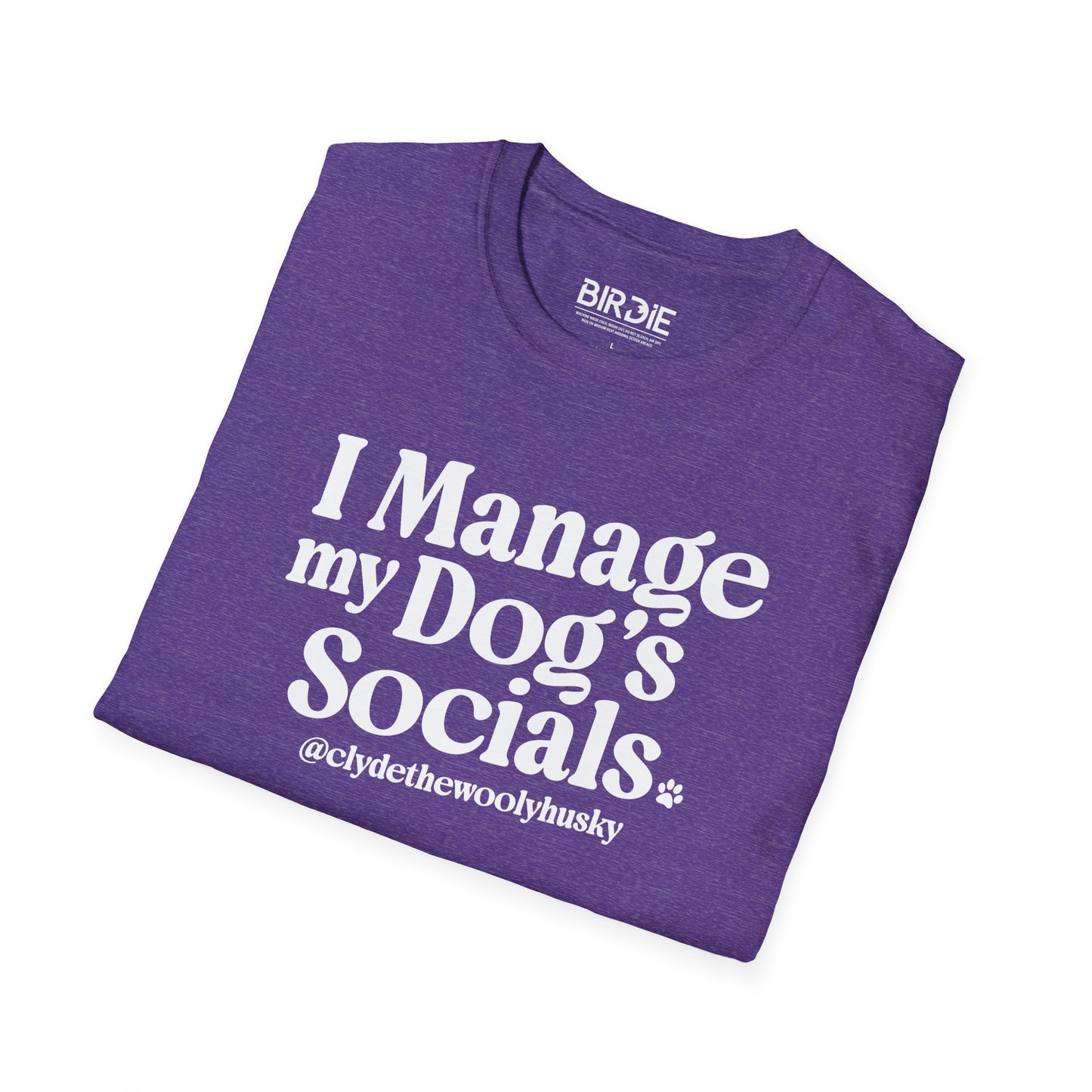 dog social media t shirt