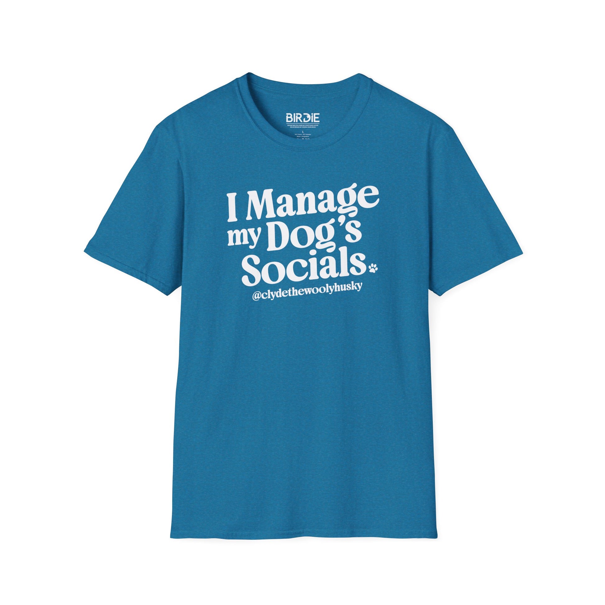 dog social media t shirt