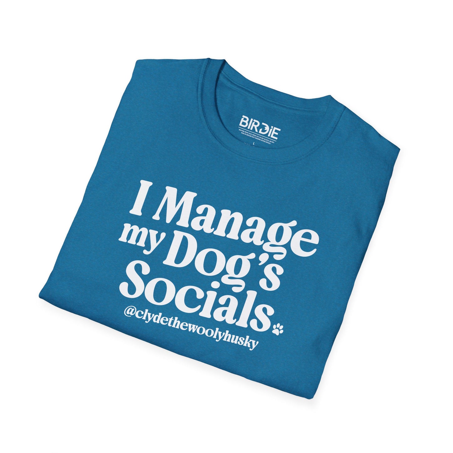 dog social media t shirt