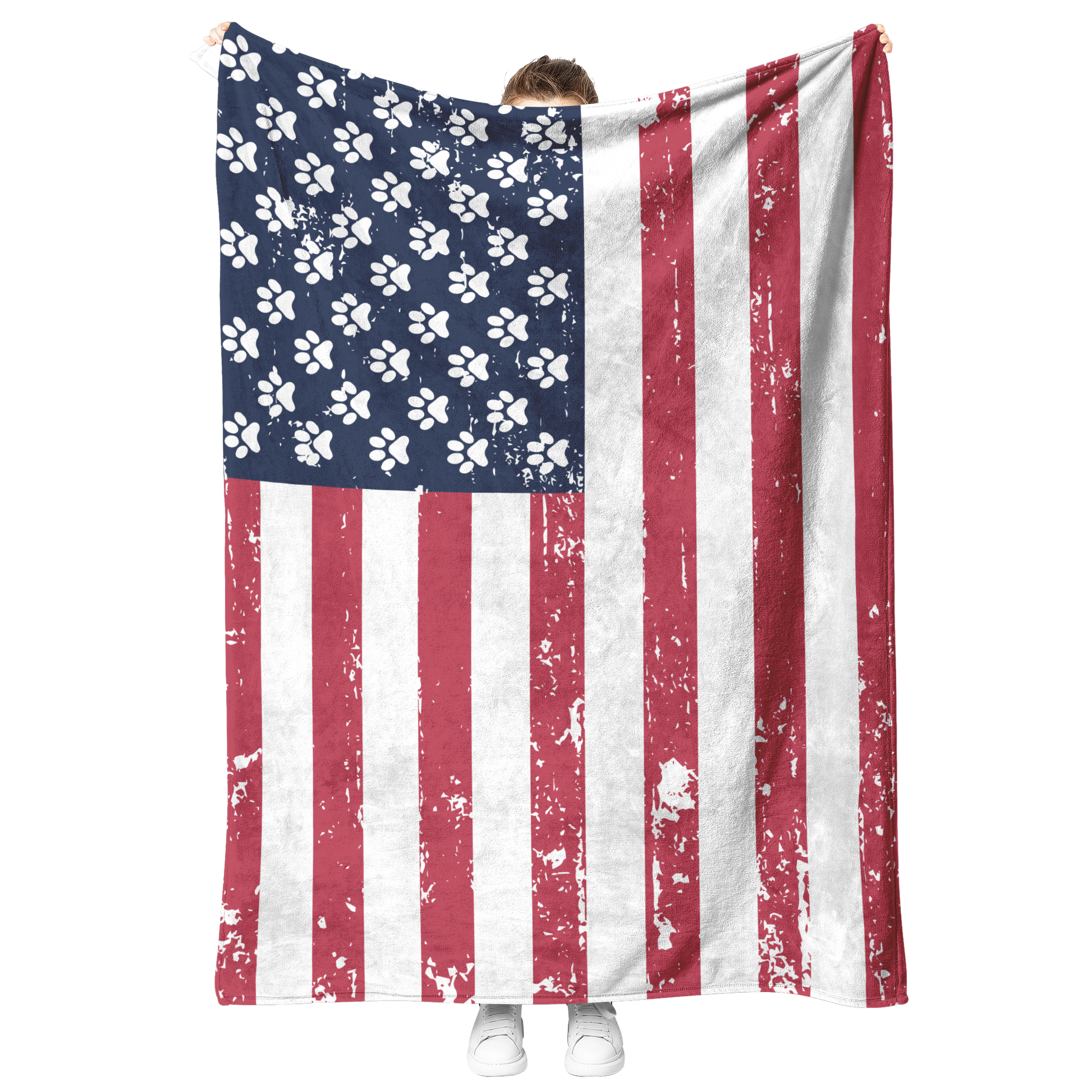 american flag blanket
