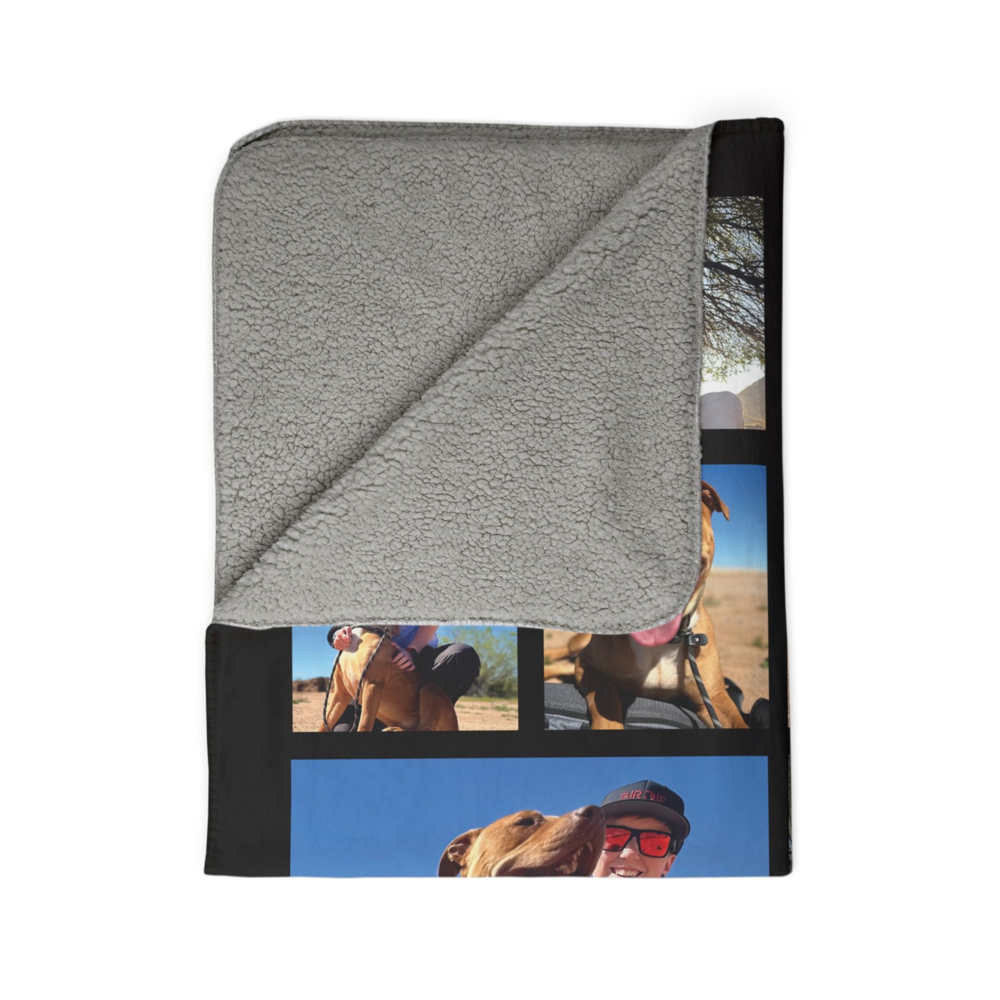custom collage pet blanket