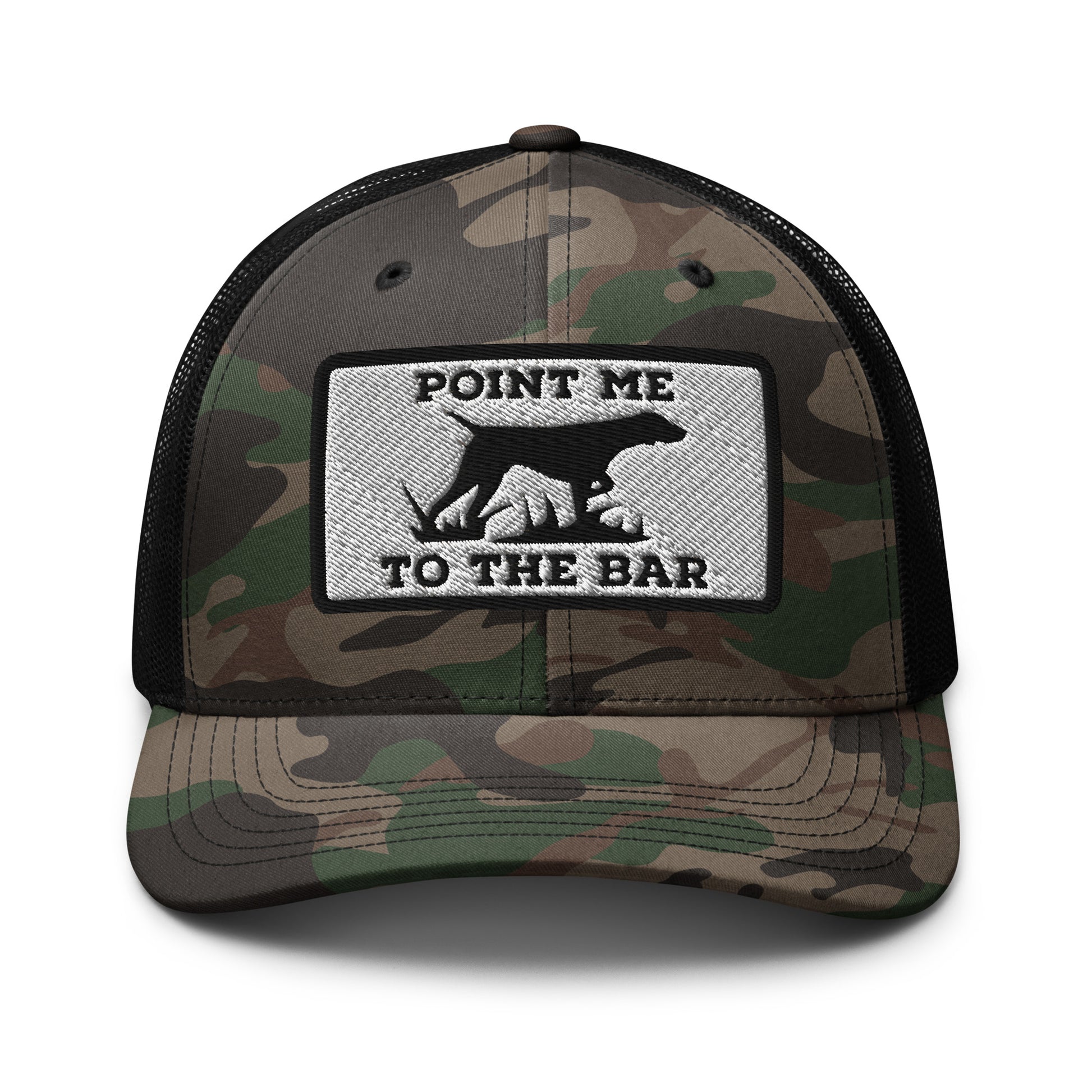 hunting dog trucker hat