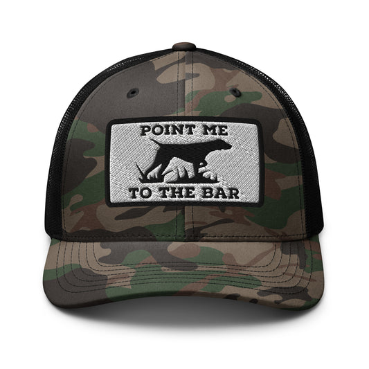 hunting dog trucker hat