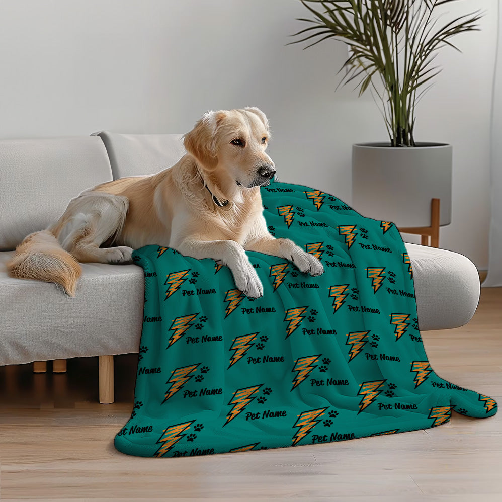 Custom dog blanket