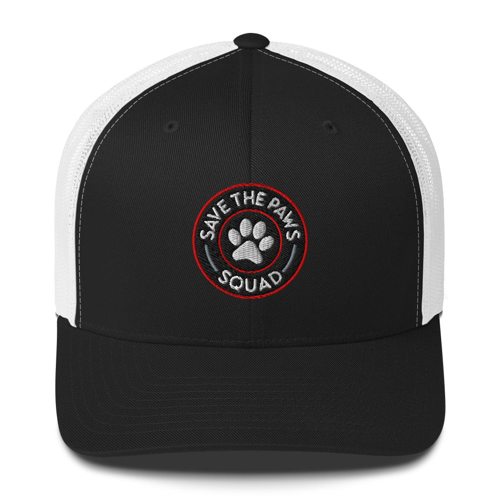 rescue dog trucker hat