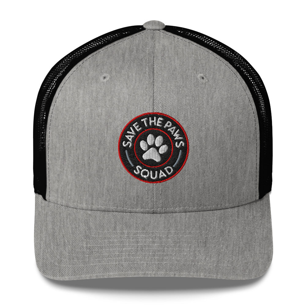 rescue dog trucker hat