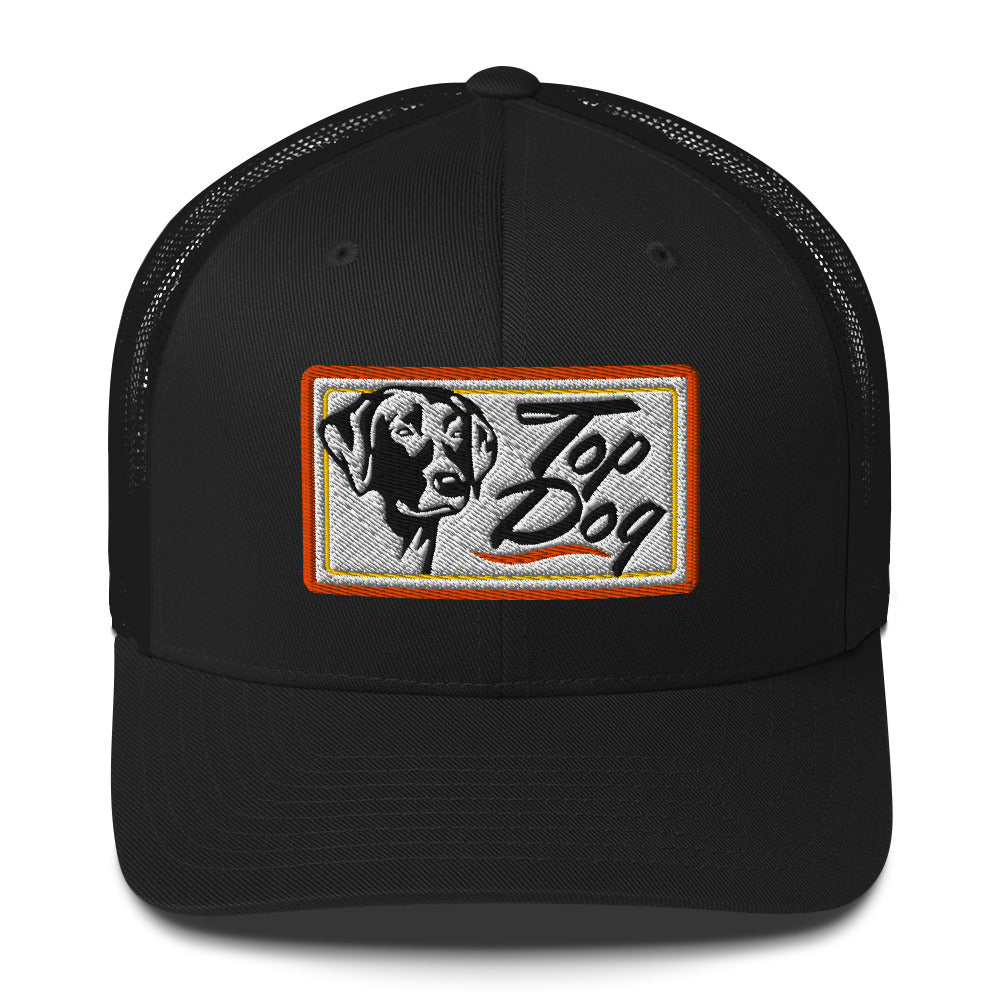 hunting dog trucker hat