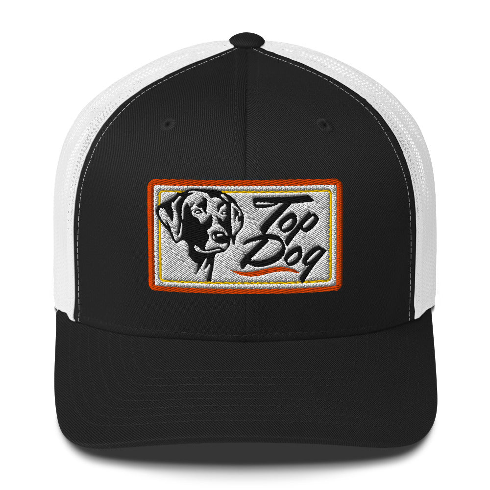 hunting dog trucker hat