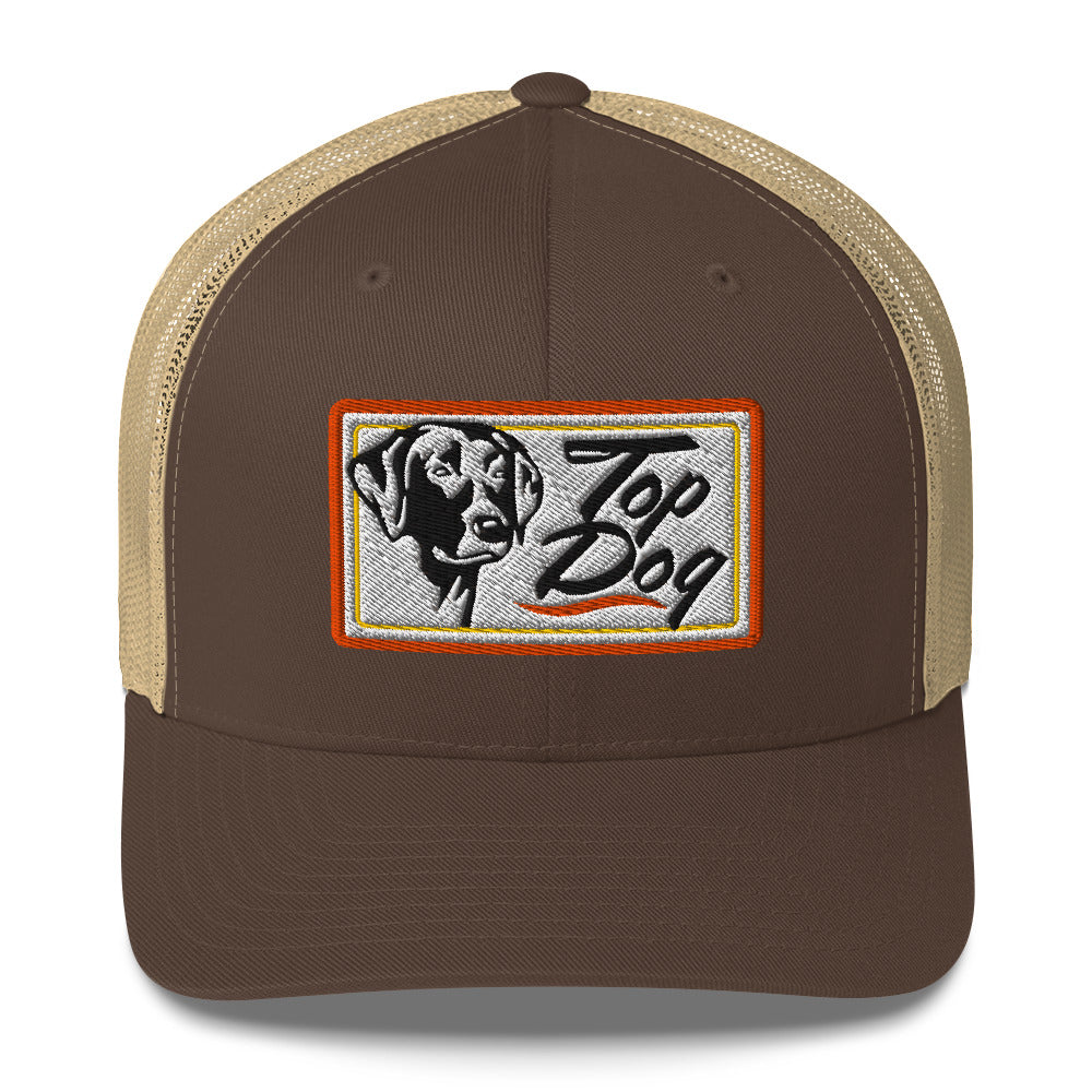 hunting dog trucker hat