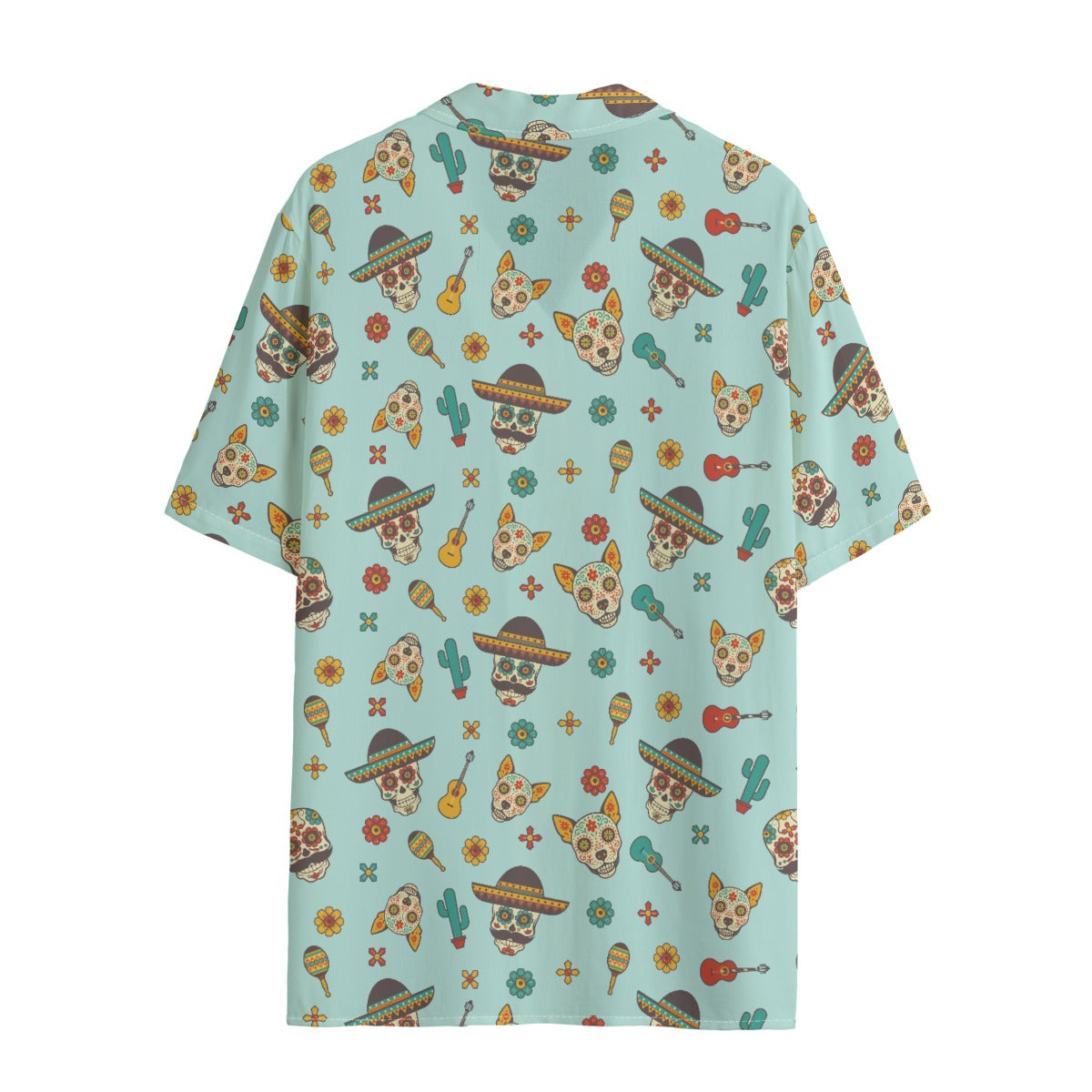 Matching human and pet hawaiian shirts