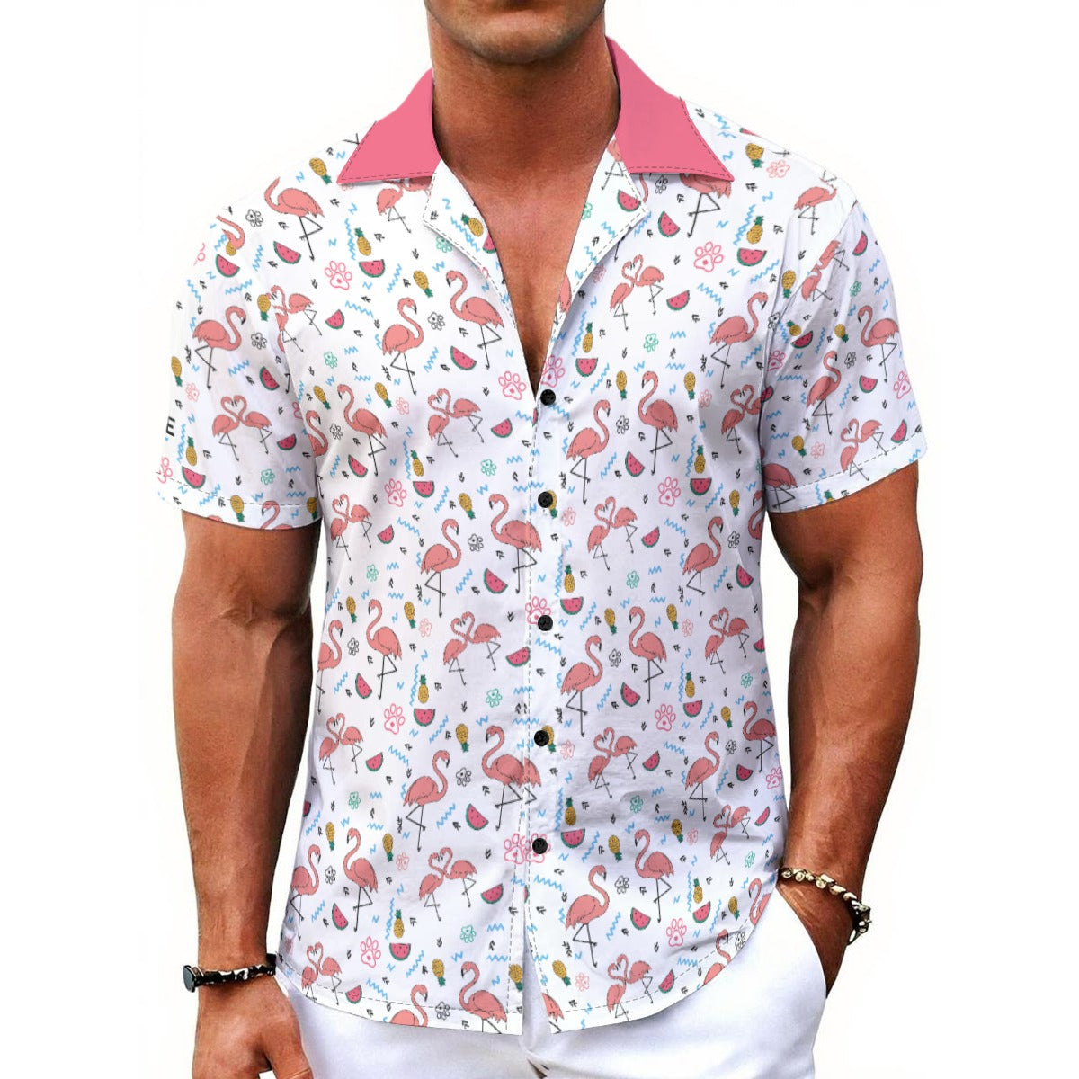 Matching human and pet hawaiian shirts