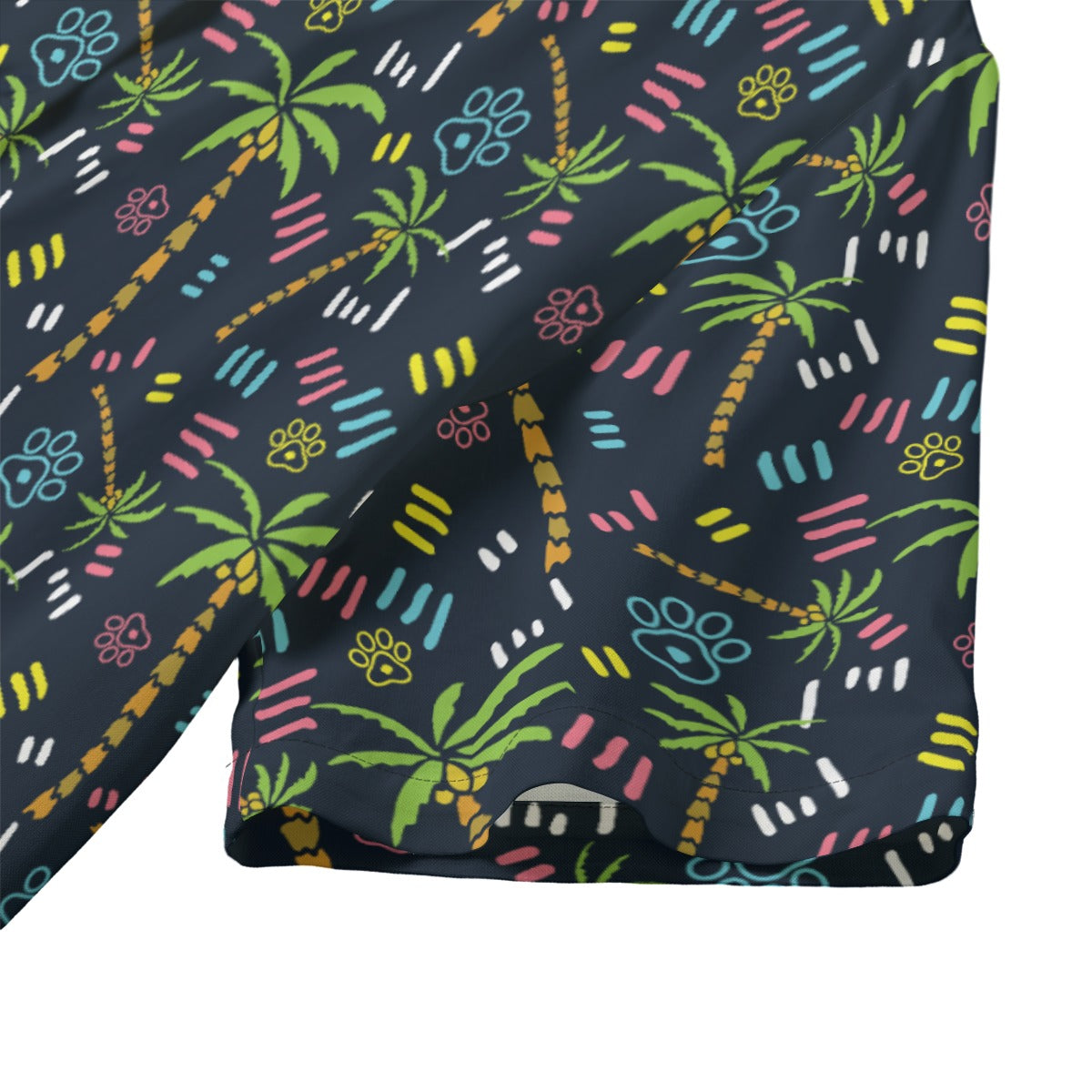 Matching human and pet hawaiian shirts