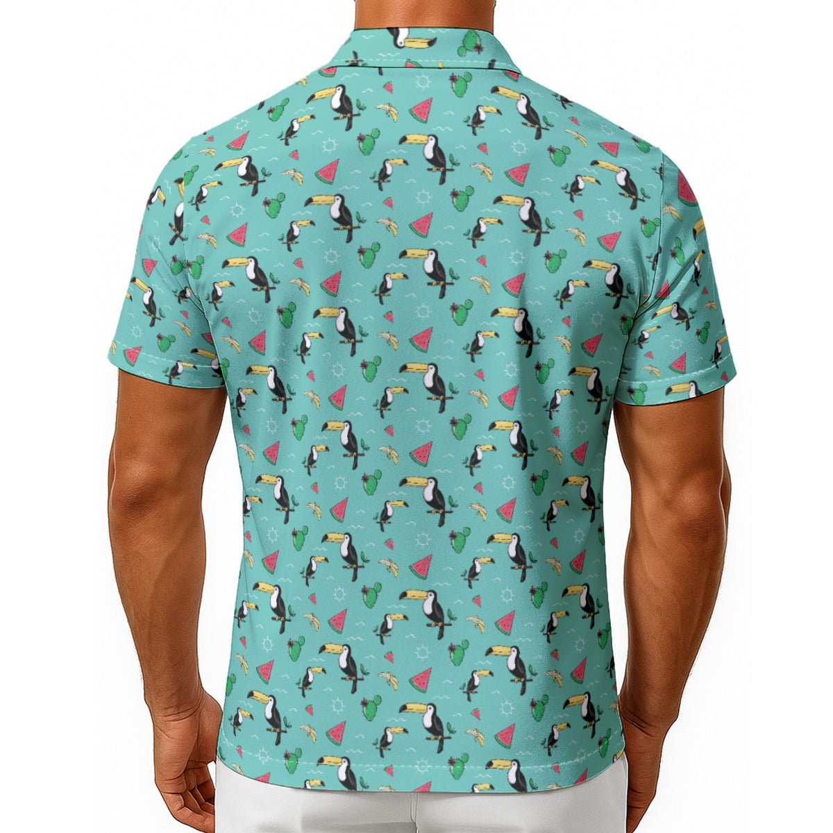 Matching human and pet hawaiian shirts