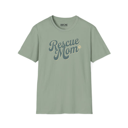 Rescue Mom Retro T-Shirt