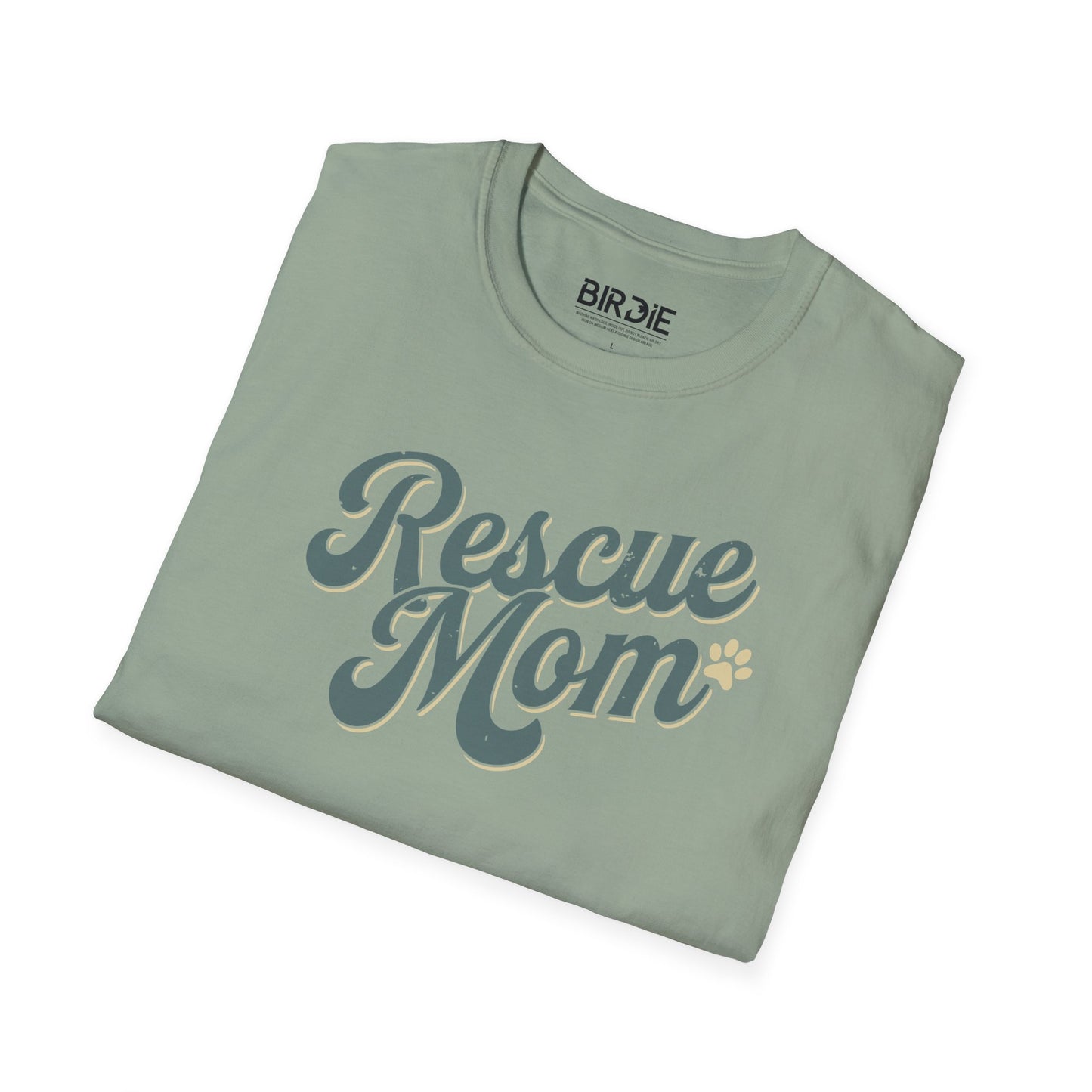 Rescue Mom Retro T-Shirt