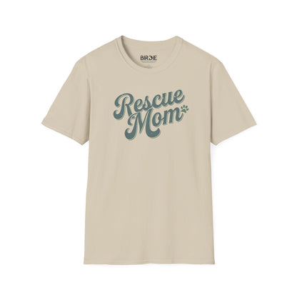 Rescue Mom Retro T-Shirt