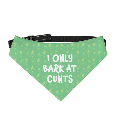 I Only Bark At C*nts Pet Bandana Collar