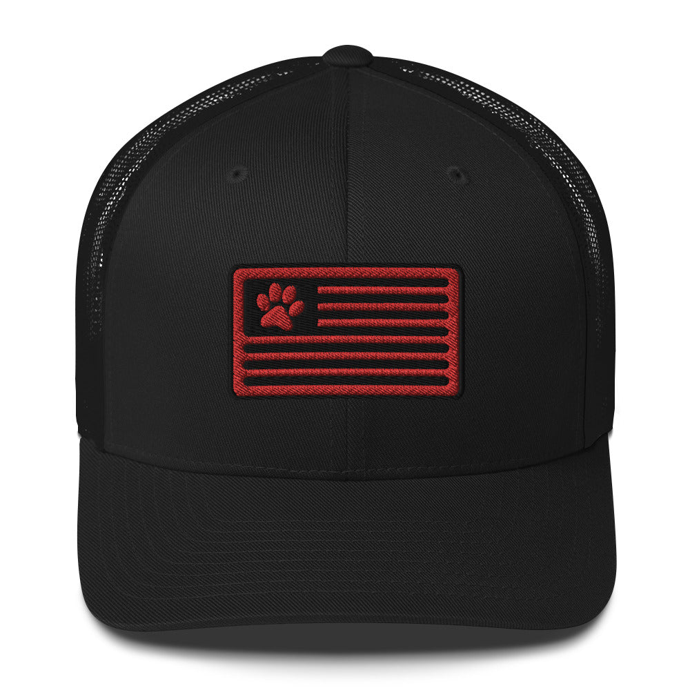 Dog trucker hat