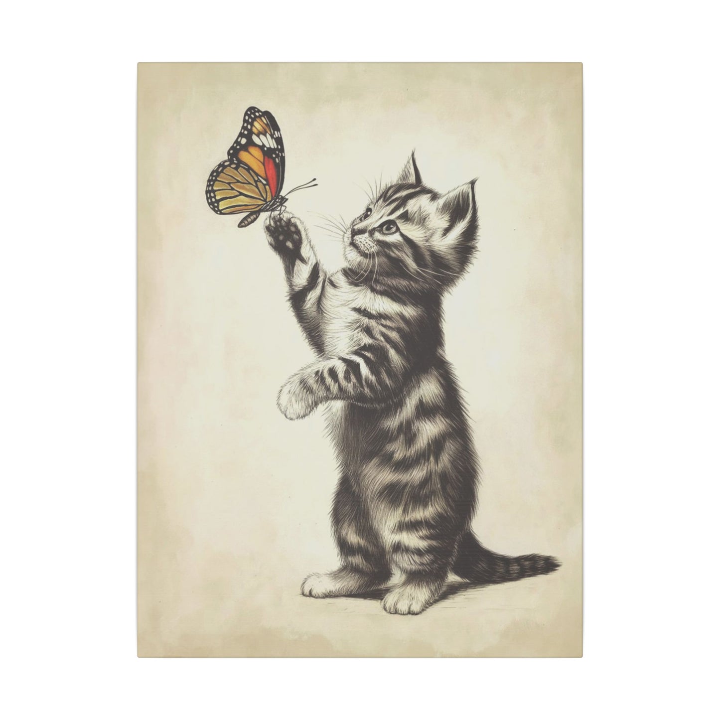 cat canvas wall art