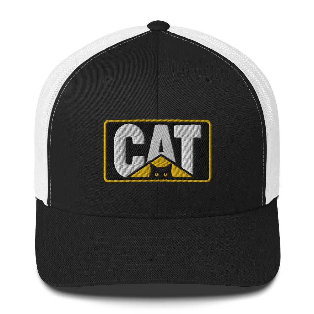 Caterpillar construction trucker hat