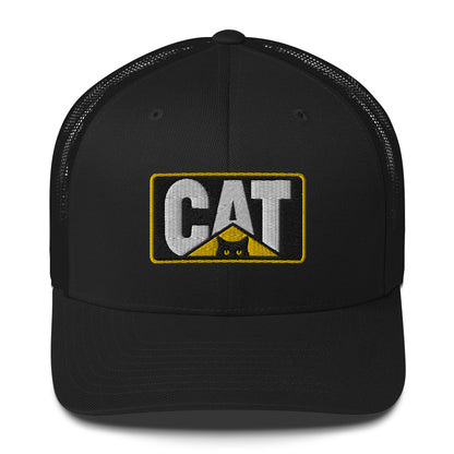 Caterpillar construction trucker hat