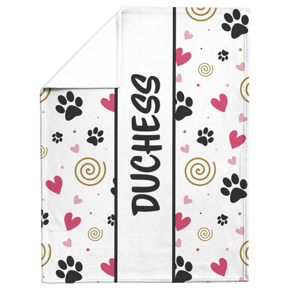 custom pet blanket