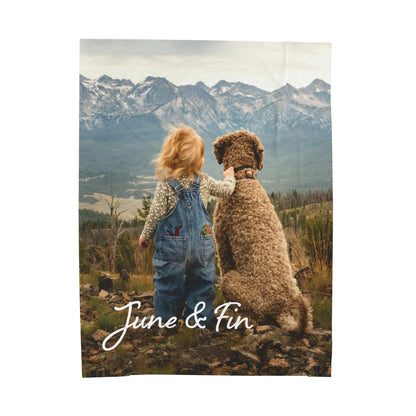 Personalized pet blanket