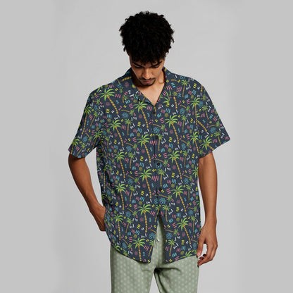 Matching human and pet hawaiian shirts