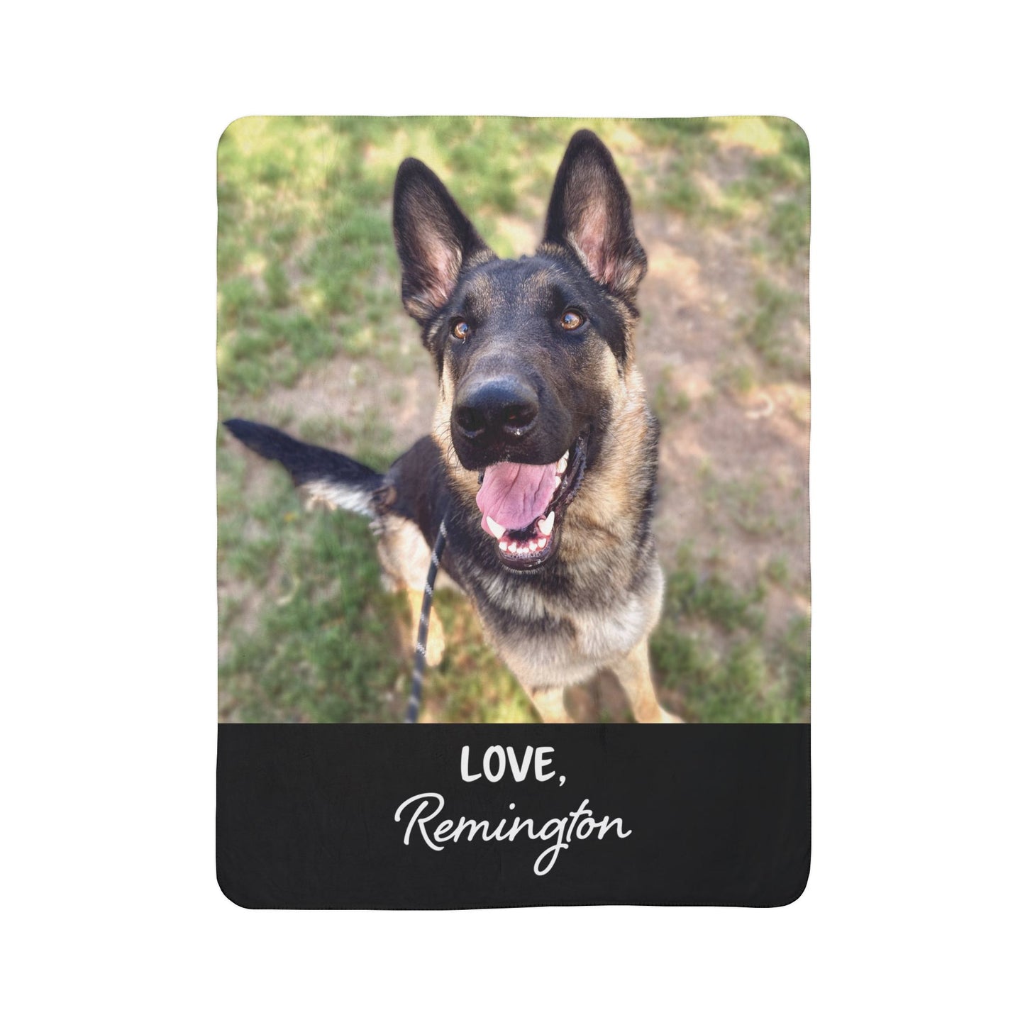 custom photo pet blanket