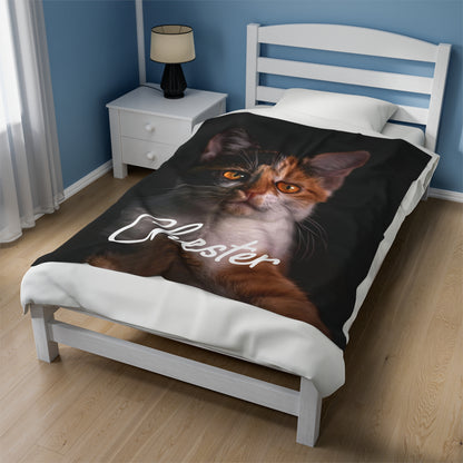 Personalized pet blanket 