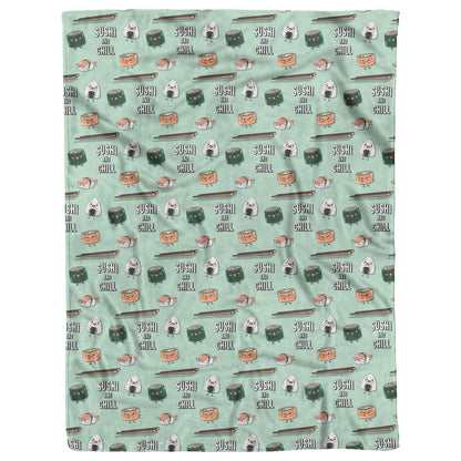 Sushi & Chill Pet Blanket