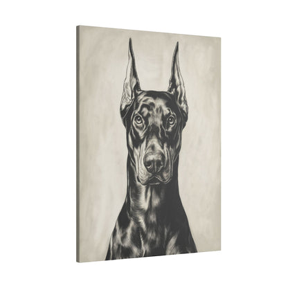 doberman canvas