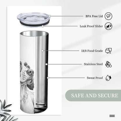 A Britt's Love Skinny Tumbler 20oz
