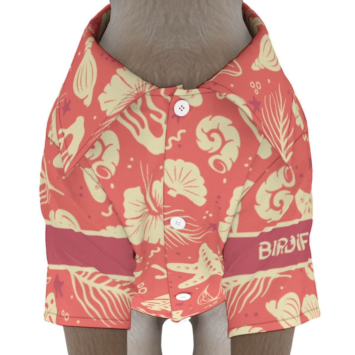 Matching human and pet hawaiian shirts