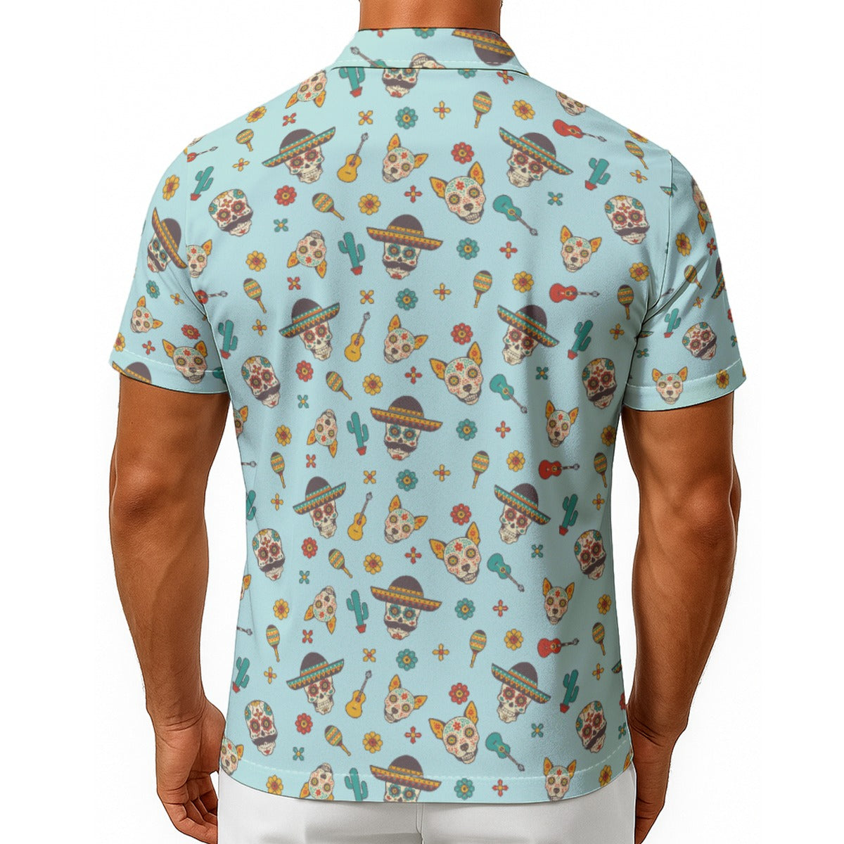 Matching human and pet hawaiian shirts