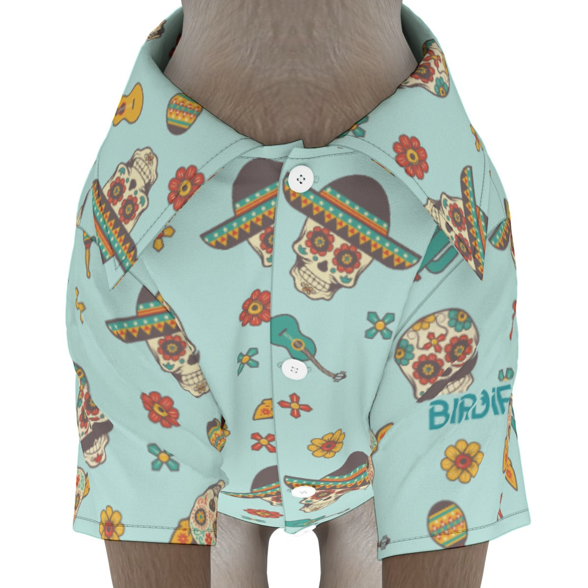 Matching human and pet hawaiian shirts