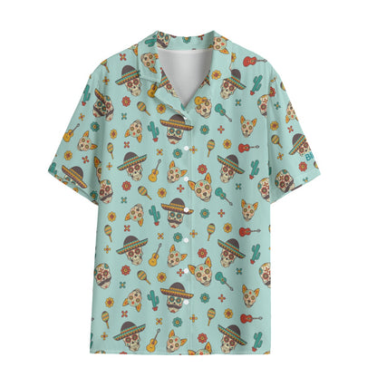 Matching human and pet hawaiian shirts