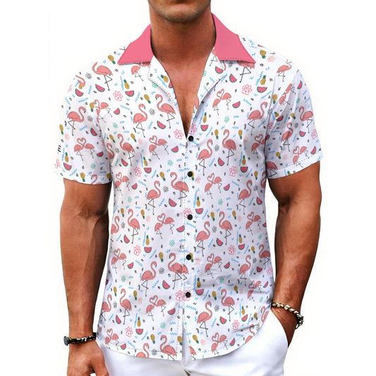 Matching human and pet hawaiian shirts