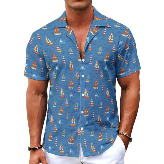 Matching human and pet hawaiian shirts